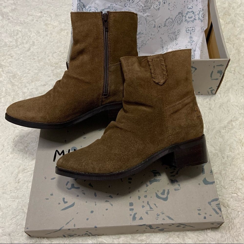 🆕 Musse & Cloud Suede Leather Booties